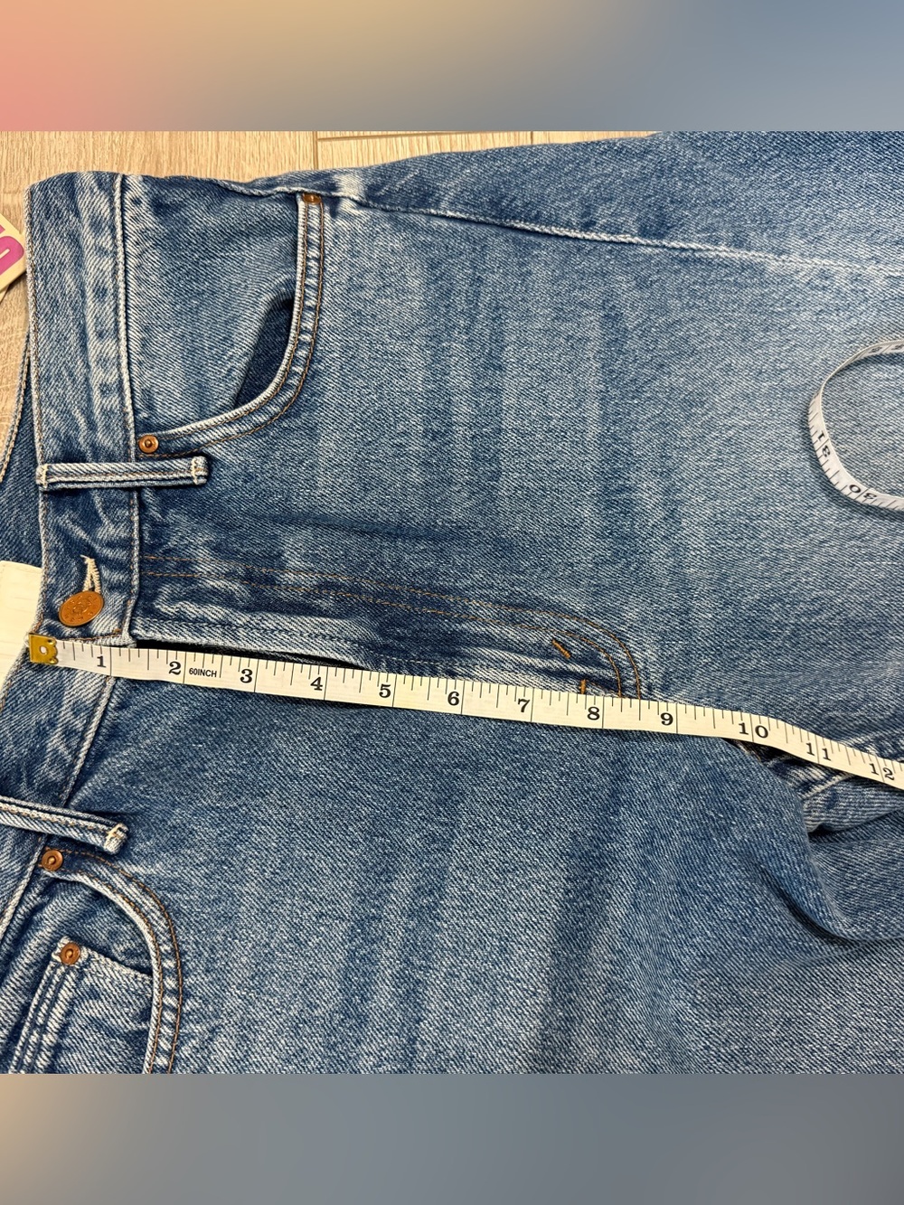 Mother Jeans SNACKS The Lemon Twist Wide Leg Jeans/ Rolling in The Dough/ 26 NWT - Picture 6 of 10